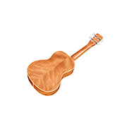 Angled back view of Córdoba 15C Mallorcan Pearl ukulele thumb