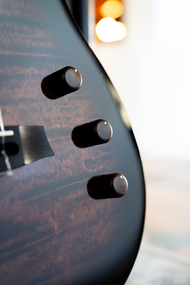Close-up of Stage Edge Burst knobs