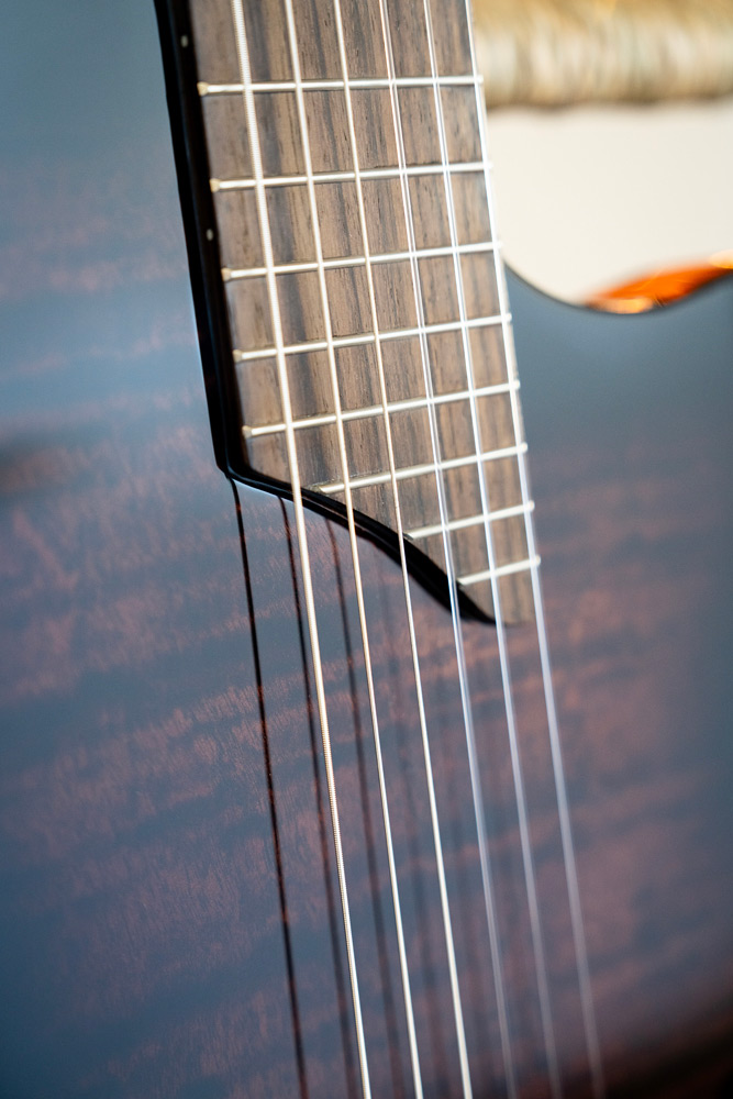 Close-up of Stage Edge Burst strings