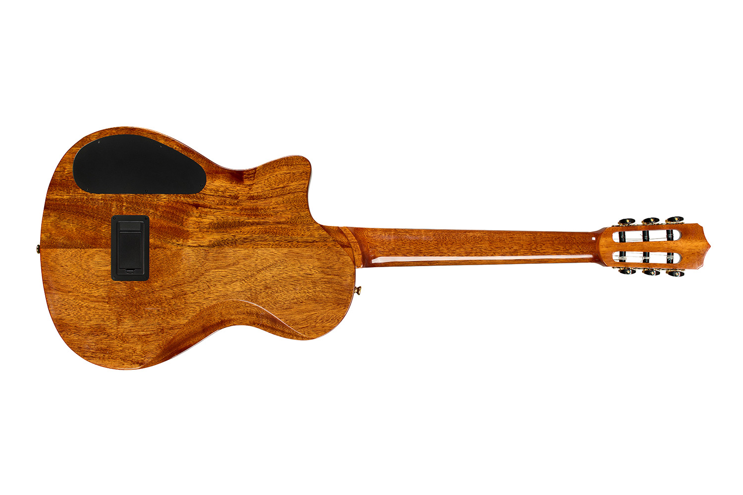 Horizontal back view of Stage Artist Agave Burst guitar