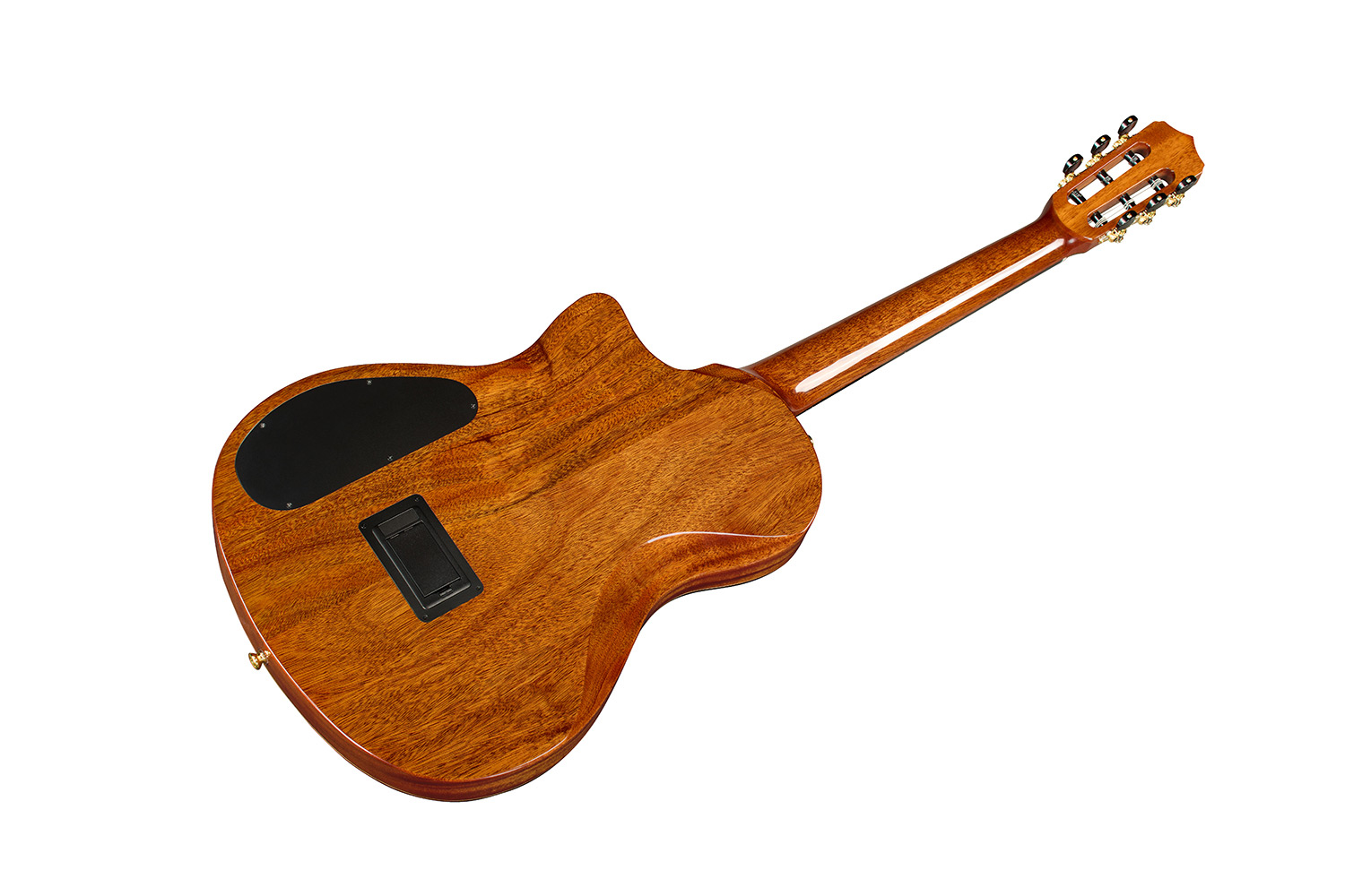 Angled back view of Stage Artist Agave Burst guitar