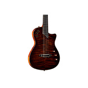 Close-up body view of Stage Artist Habano Burst guitar thumb
