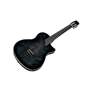 Angled front view of Stage Black Burst guitar thumb