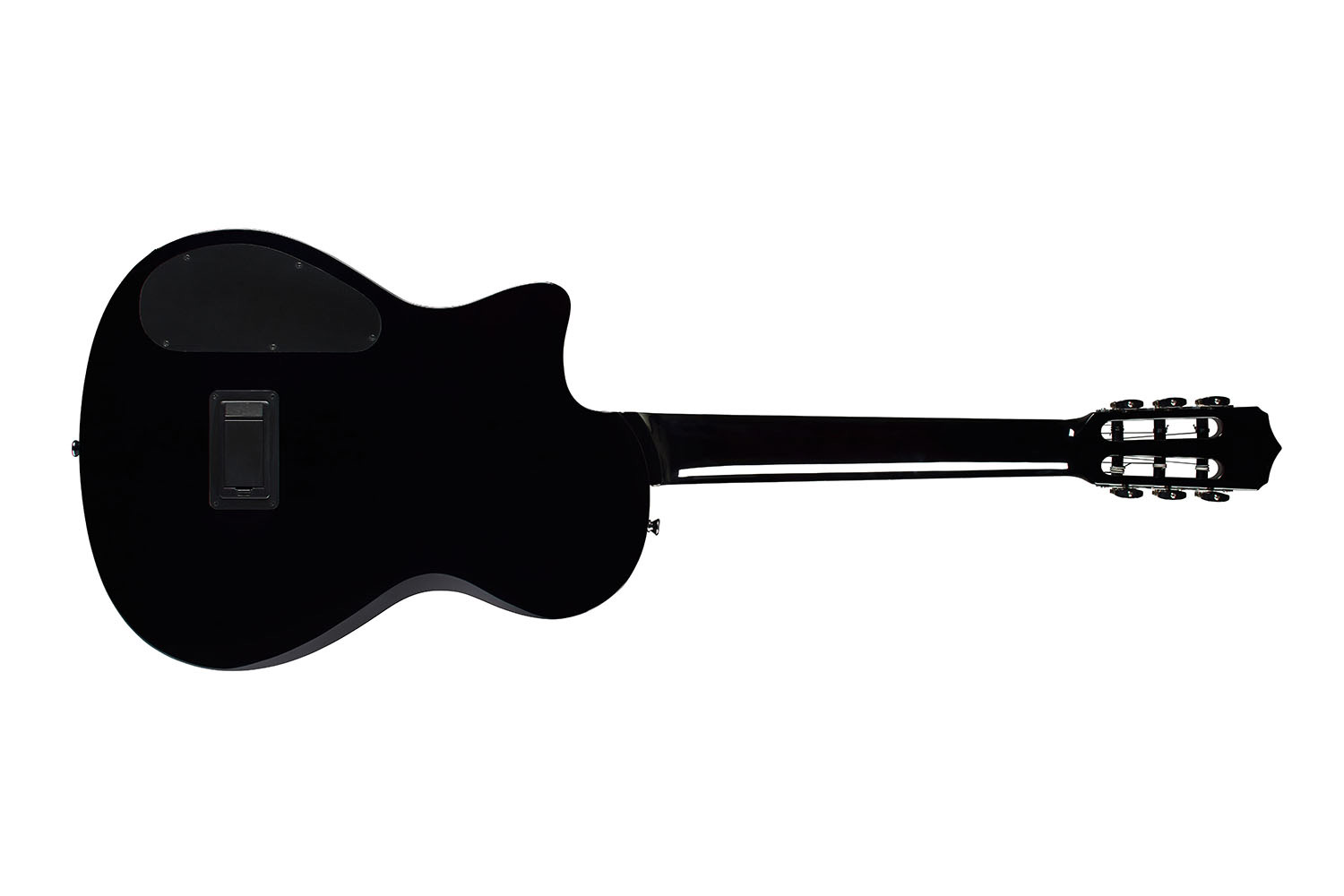 Horizontal back view of Stage Black Burst guitar