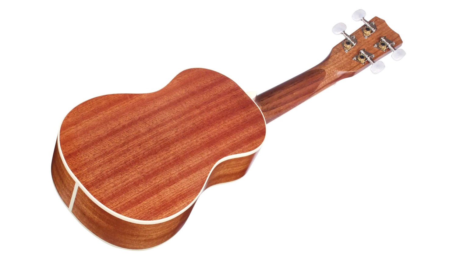 Angled front view of 15SM ukulele