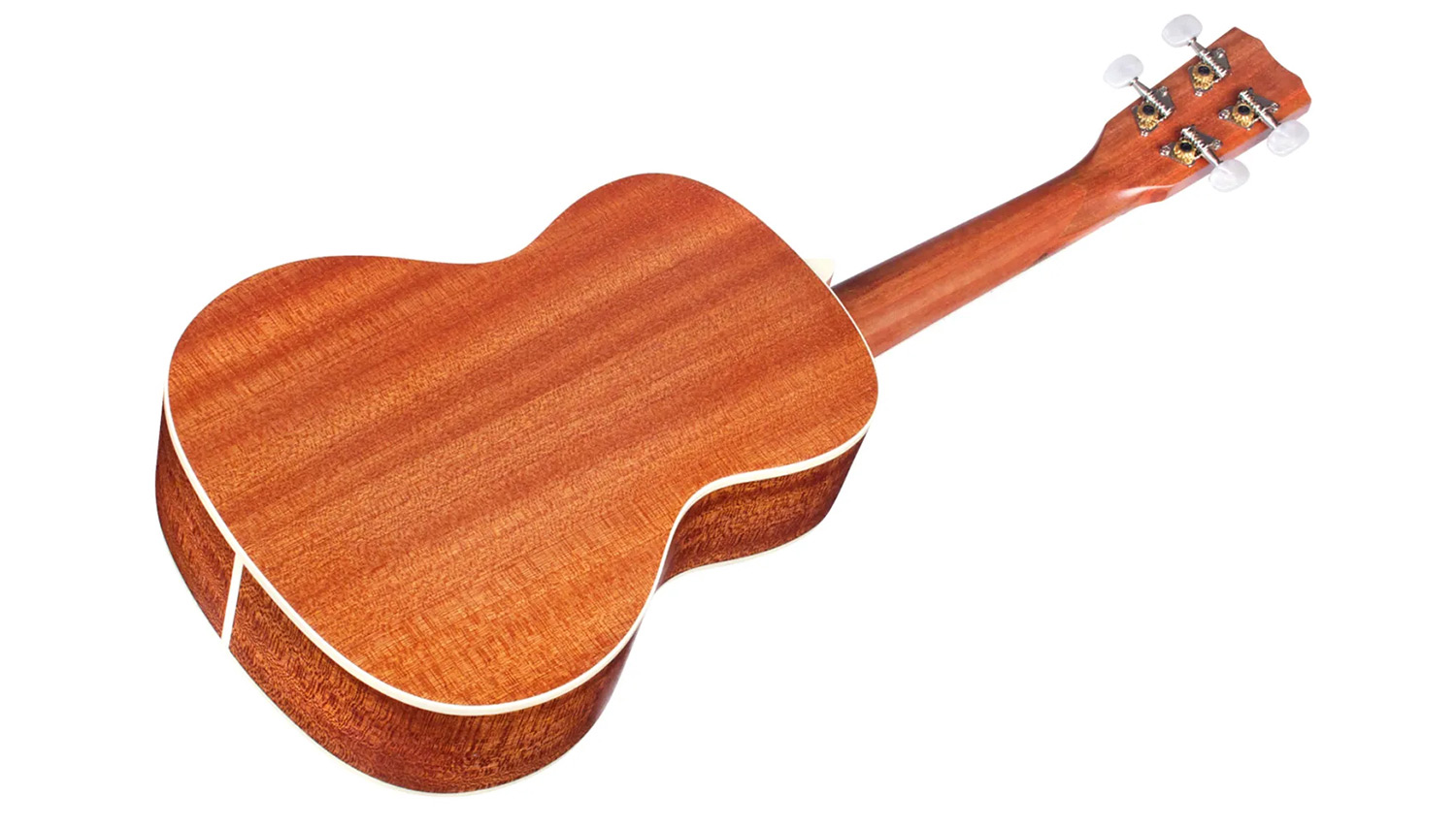 Angled front view of 15CM ukulele
