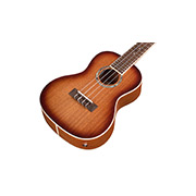 Horizontal close-up body view of 15CM-E Edge Burst ukulele thumb