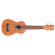 Horizontal side view of 15SM ukulele thumb