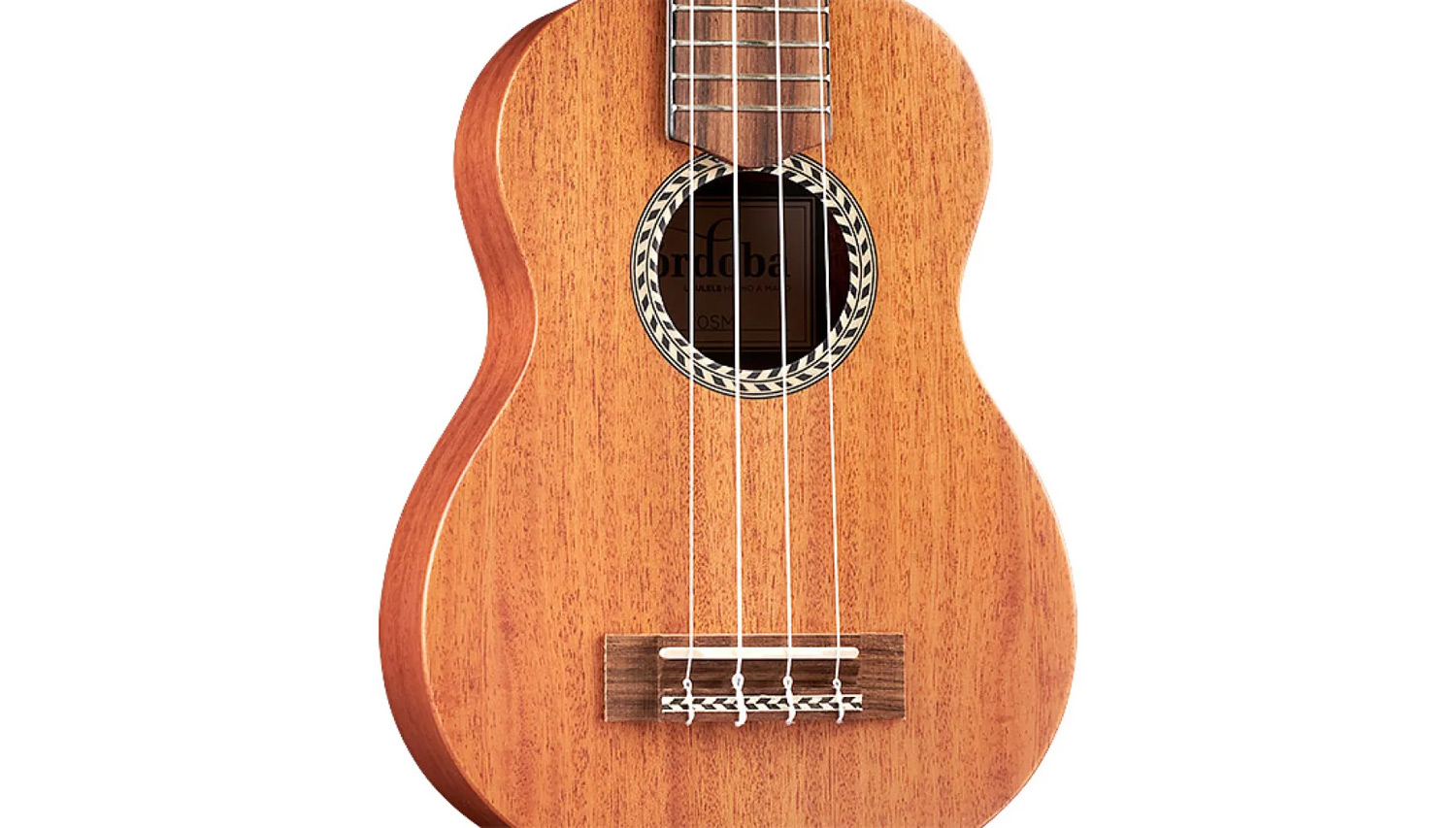 Close-up body view of 20SM ukulele