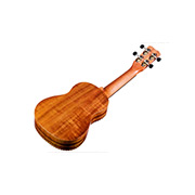 Angled back view of 25S ukulele thumb