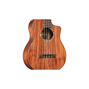 Close-up body view of 35T-CE ukulele thumb