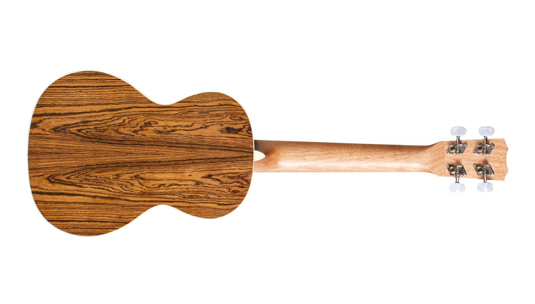 Horizontal back view of 15Tb-E ukulele