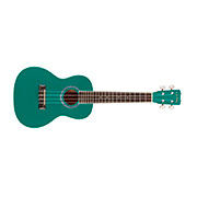 Horizontal side view of Córdoba 15C Catalonia Green Ukulele thumb