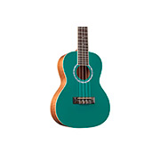 Horizontal close-up body view of Córdoba 15C Catalonia Green Ukulele thumb