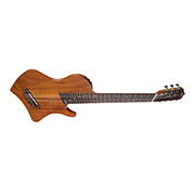 Horizontal side view of Abasi 7 Acacia guitar thumb
