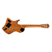 Horizontal back view of Abasi 7 Acacia guitar thumb