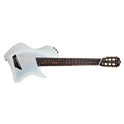 Horizontal front view of Abasi 7 White Burst guitar thumb
